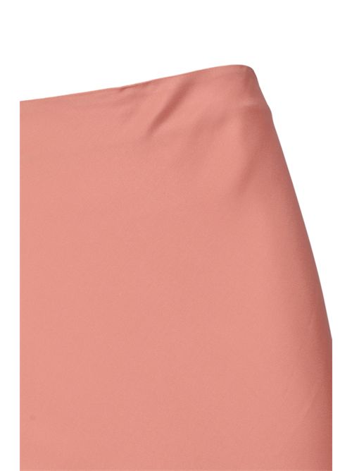 Gonna lunga in raso di viscosa Pink peach BLUGIRL | RA6168 T448A61220